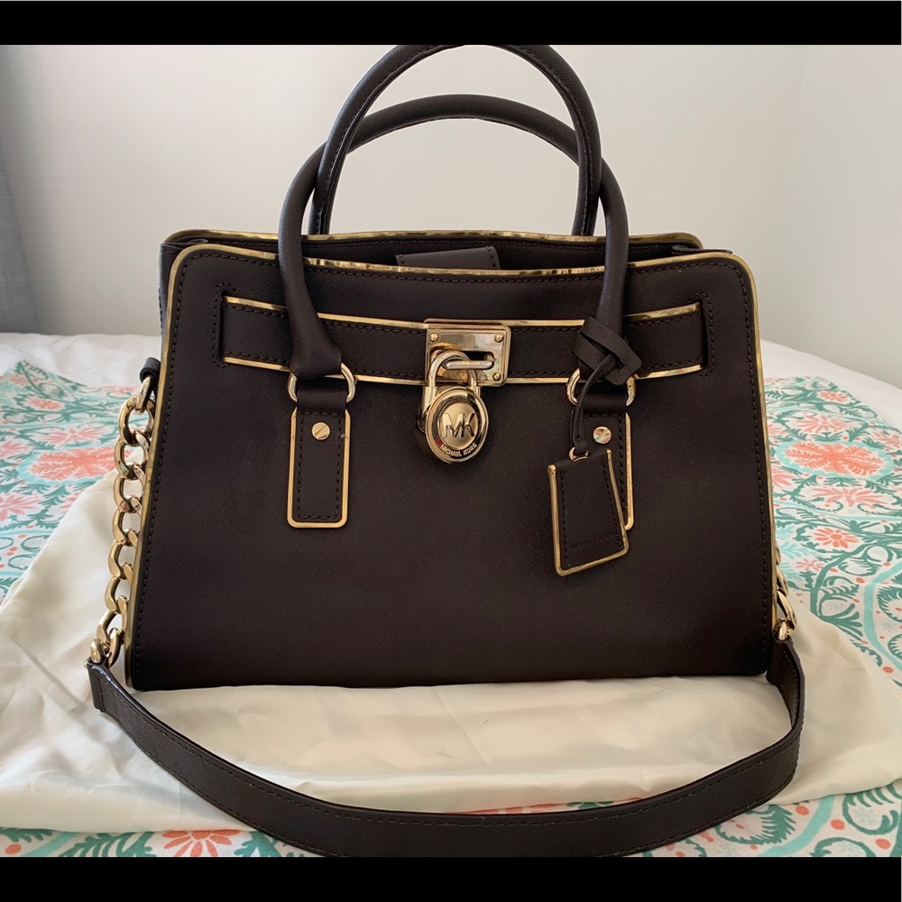 Michael Kors Hamilton Medium Leather Purse Used